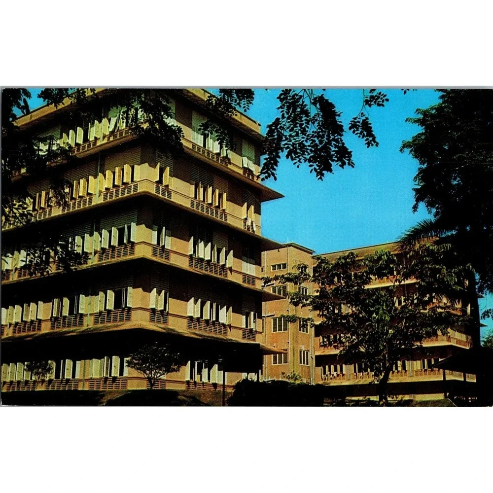 Vintage Malacca‎ General Hospital Postcard by A.S.M.K. & Co. Singapore